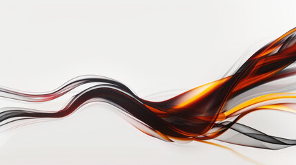 Naklejka premium Black brown red burnt orange amber yellow gold white abstract background Color gradient ombre blend blur flow fluid