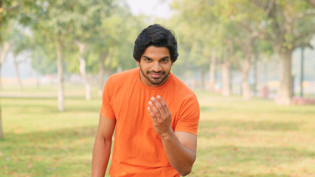 Indian Man Greeting Adab