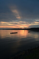 Abend am Stettiner Haff bei Kamminke