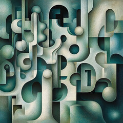 Abstract Minimalist Scandic Modern Wall Art Poster