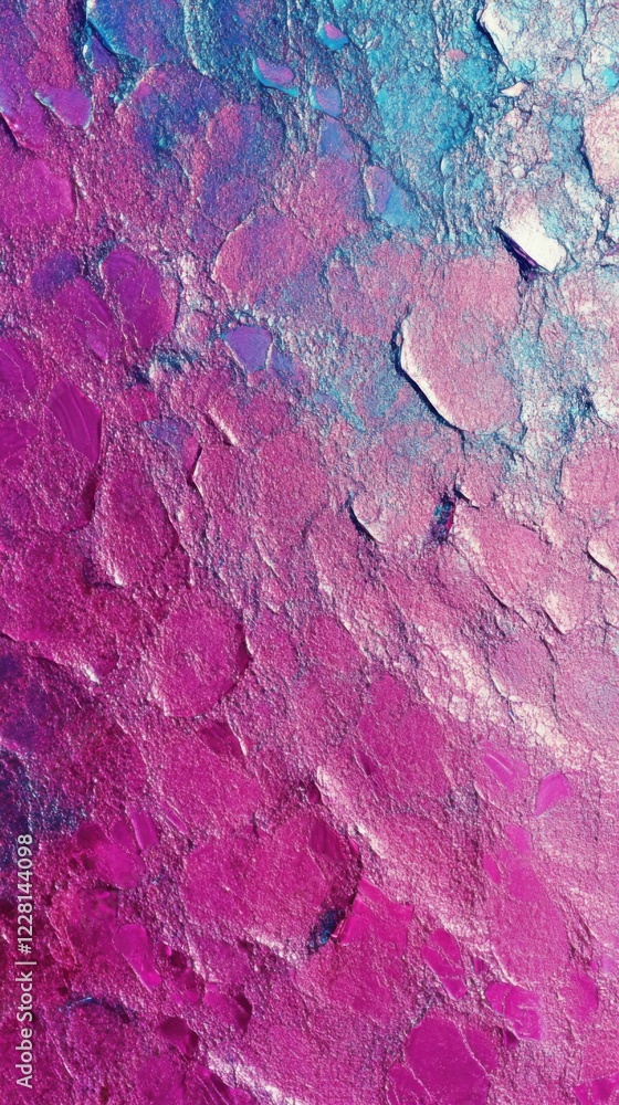 Poster vibrant abstract texture with shades of pink and blue creating a dynamic visual experience in a mode
