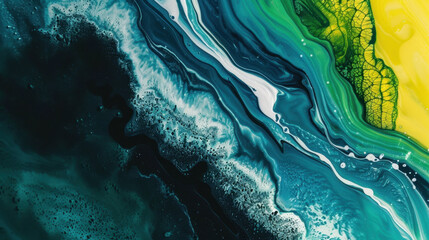 black dark blue emerald green abstract line background
