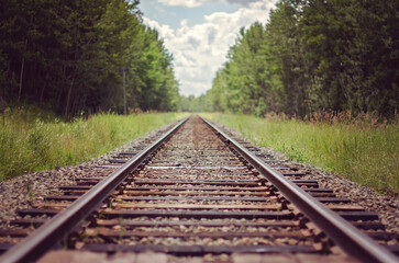 Fototapeta premium Train tracks 