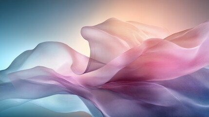 Abstract blurred bokeh background in soft pastel colors, smooth lighting effect. Free copy space