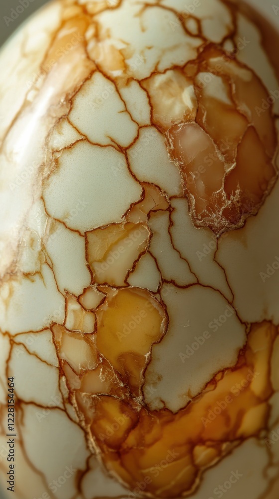 Poster unique stone with intricate patterns and warm colors found in natural settings