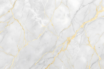 Fototapeta premium Elegant Gray Marble with Golden Veins Texture Background Image