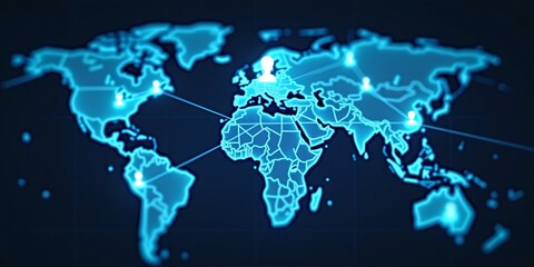 Global business structure of networking. Concept of customer connection, HR recruitment and global outsourcing, Customer service, Teamwork, Strategy, Technology and social network	