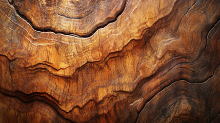 Unveiling Nature's Masterpiece: The Exquisite Texture and Rich Grain of Upscaled Teak Wood, Showcasing its Enduring Strength and Timeless Beauty. Perfect for design projects seeking authentic natural 