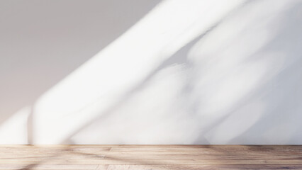 empty interior room shadow wall space background mock up architecture sunlight.