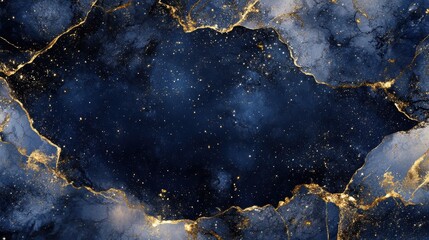 A Celestial Background with Dark Navy Blue