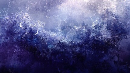 Obraz premium A Celestial Background with Midnight Blue and Violet