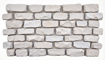 Obraz premium White textured brick wall background