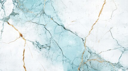 Abstract Turquoise and White Marble Texture