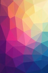 Obraz premium Subtle gradient hexagon backdrop, low-poly style, pastel background, elegant design