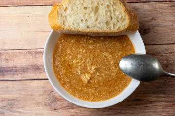 Egg soup