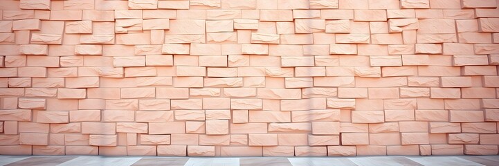 Obraz premium High-resolution panoramic web banner of a light brown stone wall, featuring a surreal infrared tone. The image evokes a mystic, enchanting environment with gentle color contrasts, an ethereal quality
