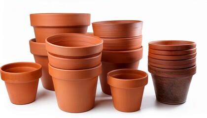 pots on the ground