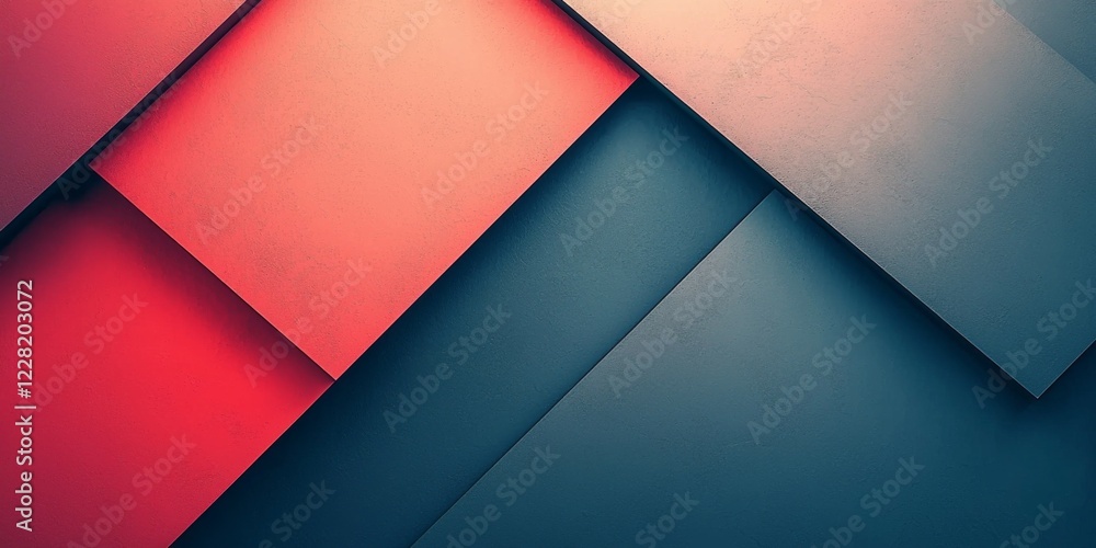 Poster abstract geometric pattern with contrasting colors and sharp angles