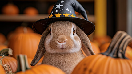 Halloween Pumpkin Rabbit