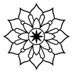 Awesome Manda art  vector illustration