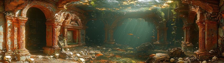 Apocalyptic Wasteland Inferno with Skulls and Fire Towers under Thunderstorm – Vibrant 8K Desolation Scene
