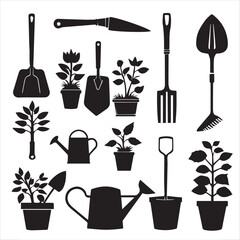  plant, tools Illustrator Artwork