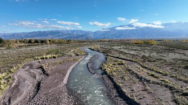 Dron Valle de Uco, San Carlos, Mendoza, Cordillera de los Andes