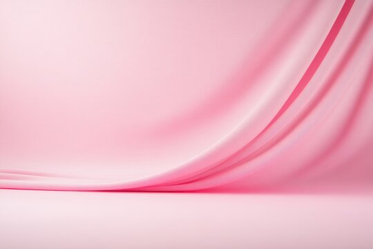Soft pink fabric flows gracefully, creating an elegant and seren