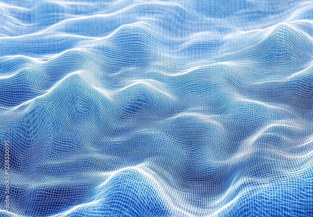 Poster topographic line contour map background geographic grid