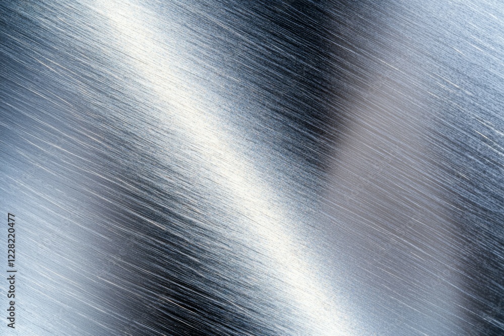 Poster silver metal surface with a pattern of lines and dots