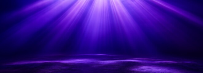 ight rays on a black background, a purple gradient background with copy space