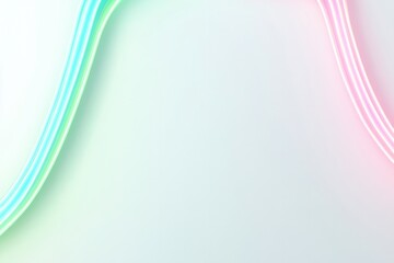 Obraz premium Soft pastel lines create calming wave effect against light backg