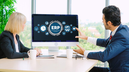 ERP enterprise resource planning software for modish business to plan the marketing strategy