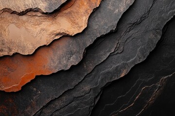 aerial orthographic view of rugged atlas mountains where winding roads snake through steep reddish-brown slopes