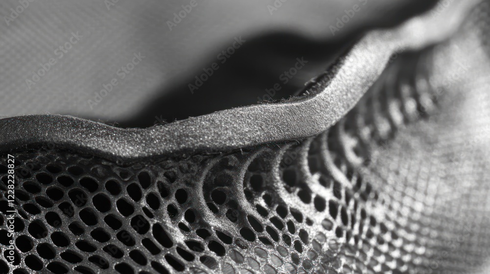 Aufkleber closeup of textured fabric showing intricate details