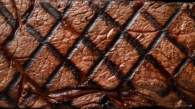 close up of a grill meat texture