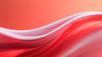 Soft flowing fabric creates an elegant gradient of warm pink and