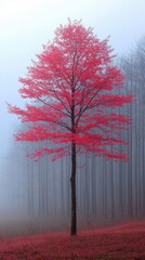 Dreamy Cherry Blossom Orchard in Full Spring Bloom with Falling Petals and Soft Pink Serenity