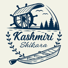 Kashmiri Shikara Logo