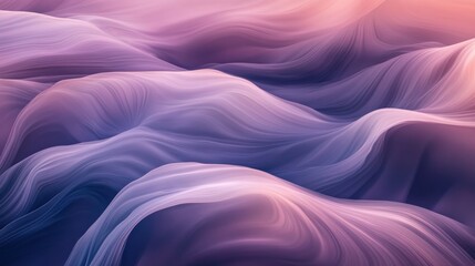 Obraz premium Abstract Purple and Pink Swirling Waves Design