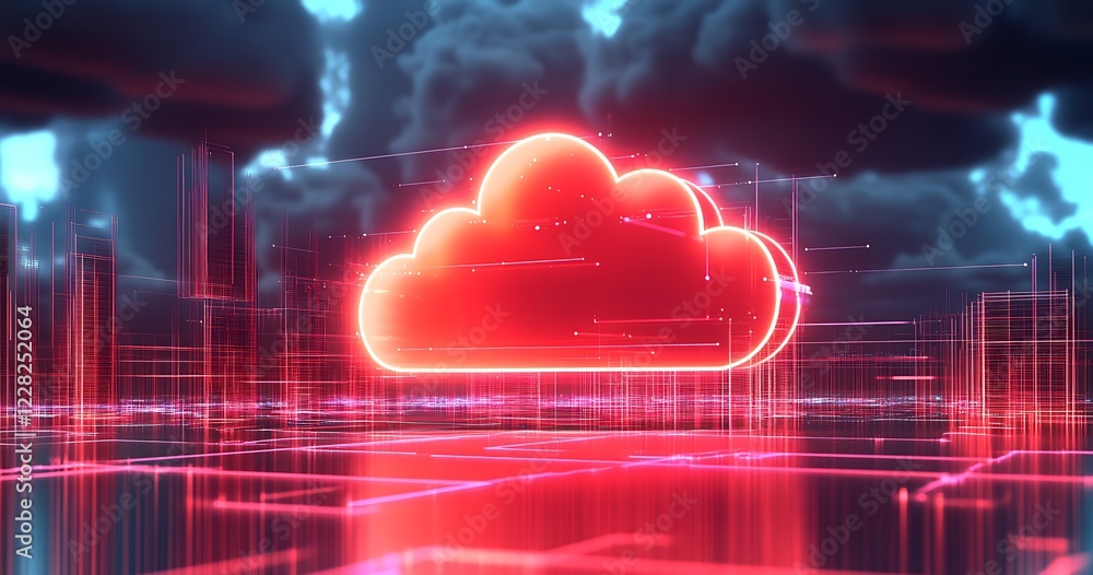 Poster Advanced Digital Cloud Computing and Connectivity in a Technological Cyber Cityscape : Generative AI
