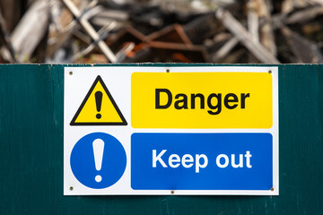 Danger Keep Out Sign