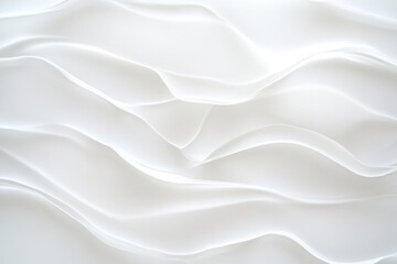 Obraz premium Soft, flowing layers of translucent fabric create serene, tranqu