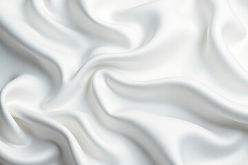 Naklejka premium Smooth white silk with subtle sheen, elegant backdrop, minimal, seamless, sheen