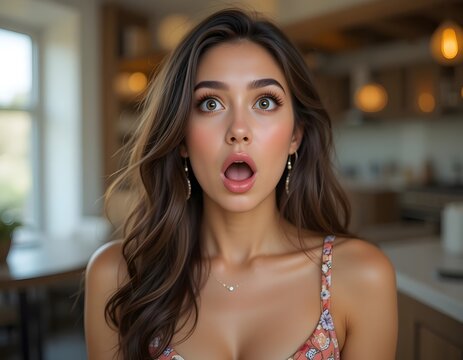 Mujer con cara de sorpresa