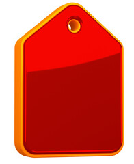 Red 3D Sale Promotion Mockup 