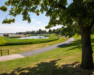 View from Promenade Park in Maldon, Essex