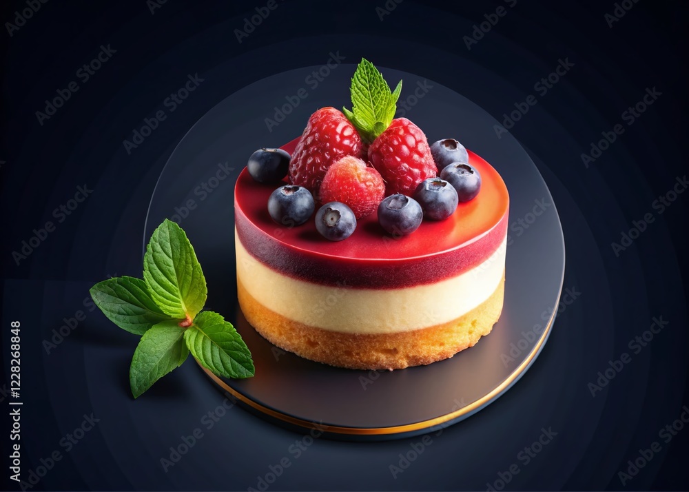 Aufkleber modern 3d web preloader: trendy gradient progress bar on dark background with radial diagram