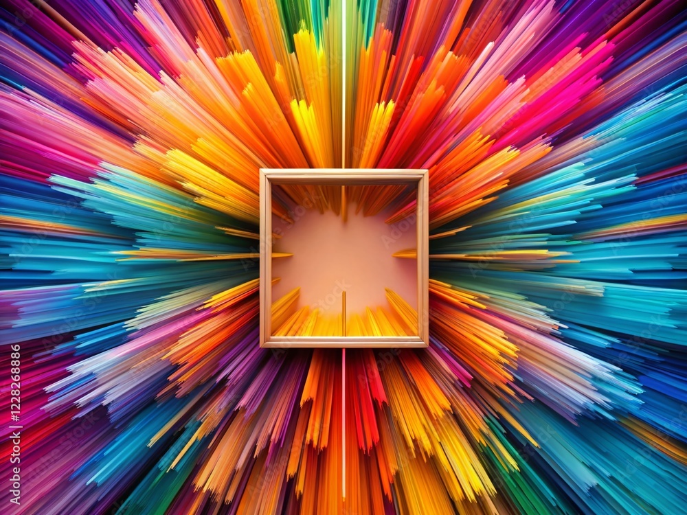 Poster modern abstract art canvas background with copy space for logo and typography