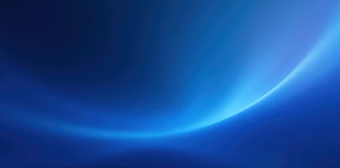 Fototapeta premium Deep blue gradient, smooth transitions, ethereal glow, elegant, spiritual